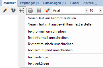 GlobaleProgrammeinstellungen-Einstellungen